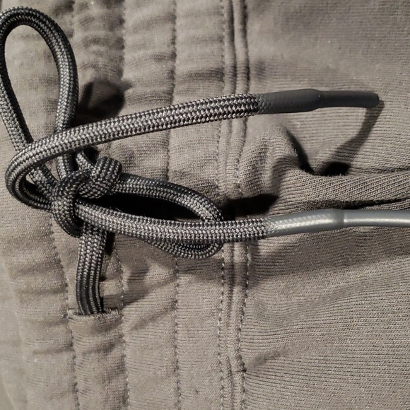 JoyLab Dark Gray Tie Waist Boyfriend French Terry Shorts Size XS NWOT - Picture 5 of 8